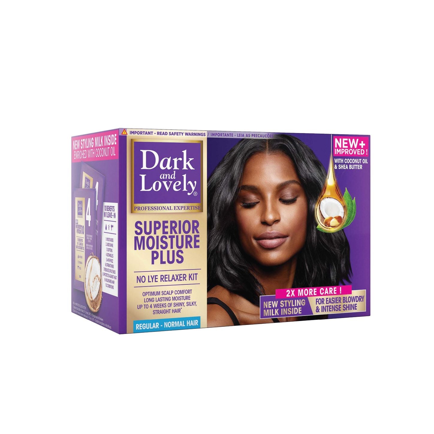 <transcy>DARK AND LOVELY - NO LYE RELAXER KIT - SUPERIOR MOISTURE PLUS</transcy>