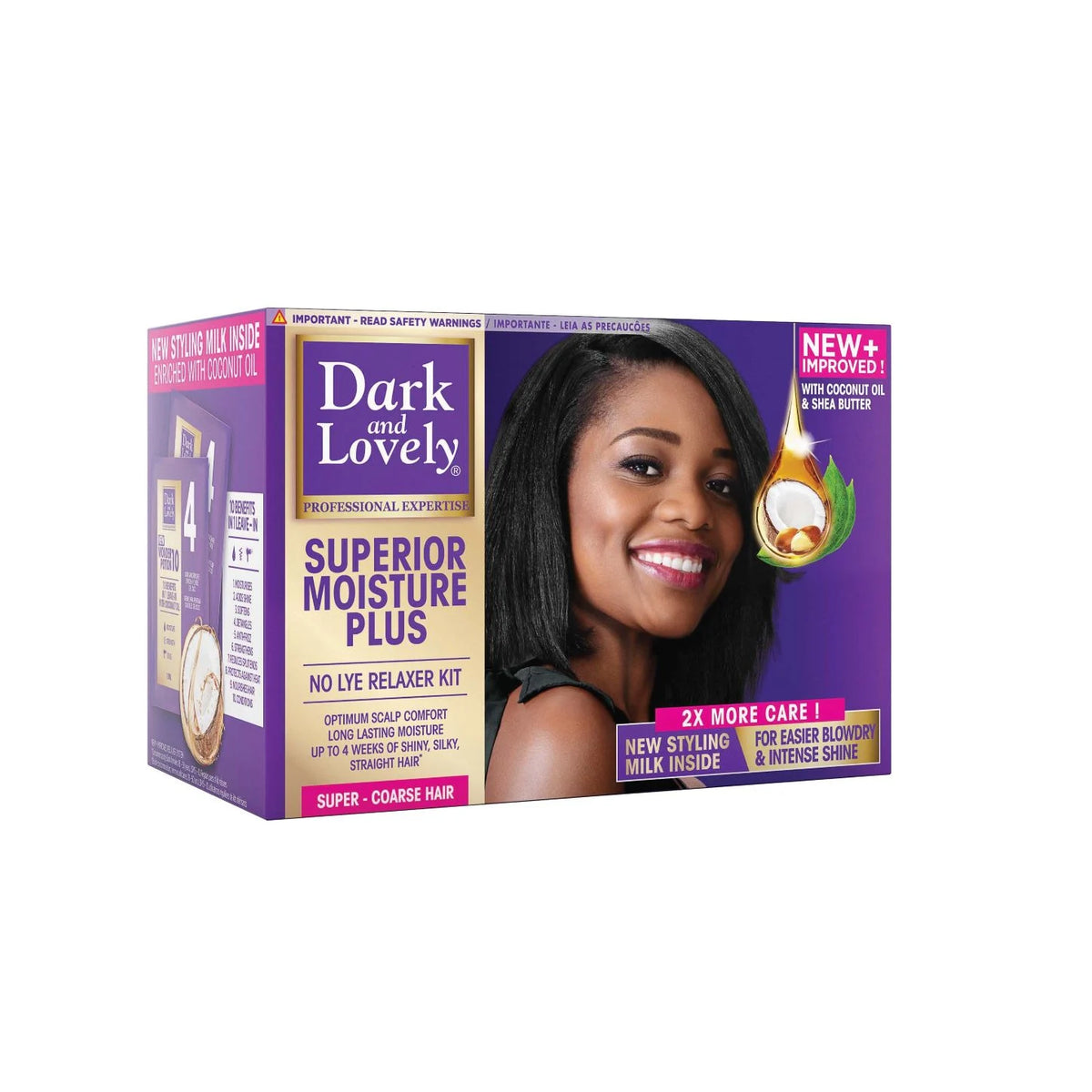 Dark & Lovely no lye relaxer kit superior moisture plus Super