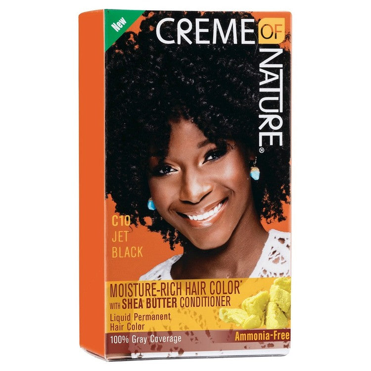 <transcy>CREME OF NATURE HAIR COLOR JET BLACK C10</transcy>