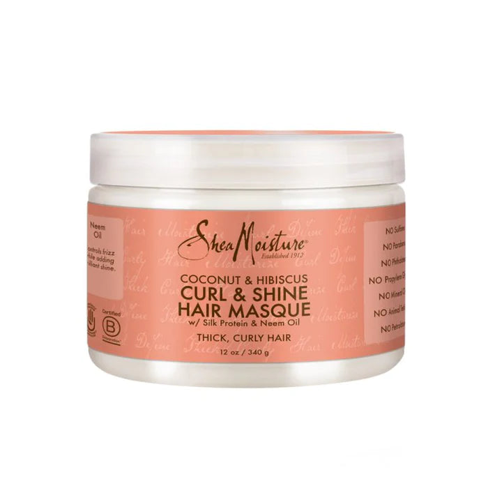 Shea Moisture Coconut Hibiscus Hair Masque, 340g / 12oz