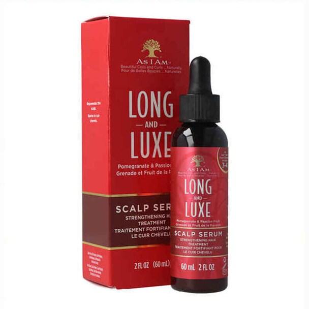 <transcy>LONG &amp; LUXURY POMEGRANATE &amp; PASSION FRUIT SCALP SERUM STRENGTHENING HAIR TREATMENT, 60 ML</transcy>