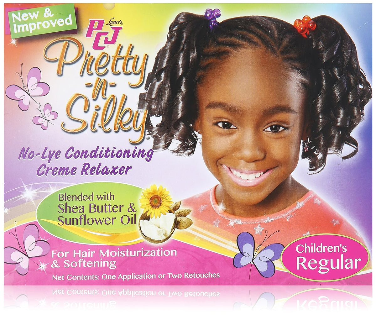 Pretty n Silky No-Lye Conditioning Creme Relaxer Kit  Barn Regular