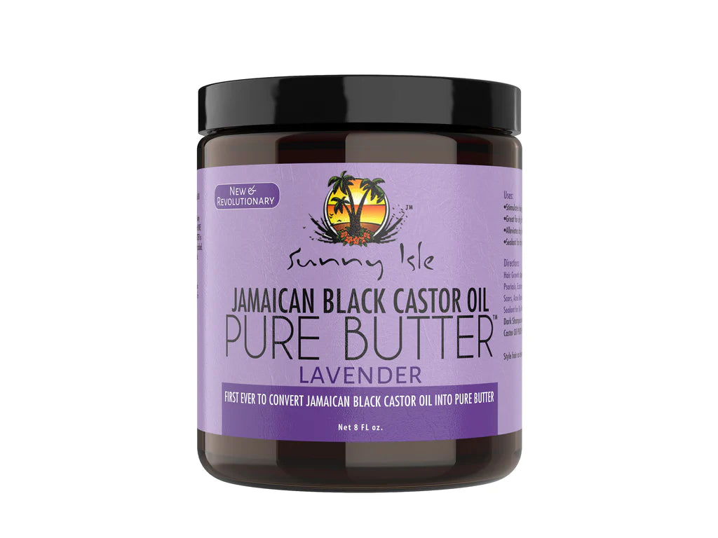 Sunny Isle Jamaican Black Castor Oil Pure Butter Lavender, 118ml/227ml