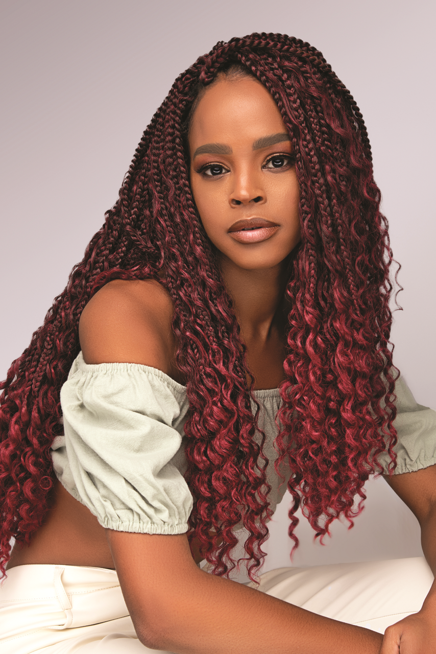 Syntetisk Crochet Urban Bermuda Box Braid 12"