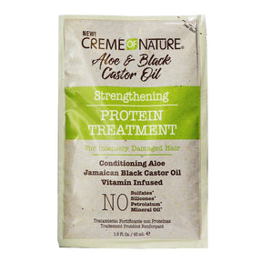 Creme Of Nature Aloe & Black Castor Oil Protein Treatment