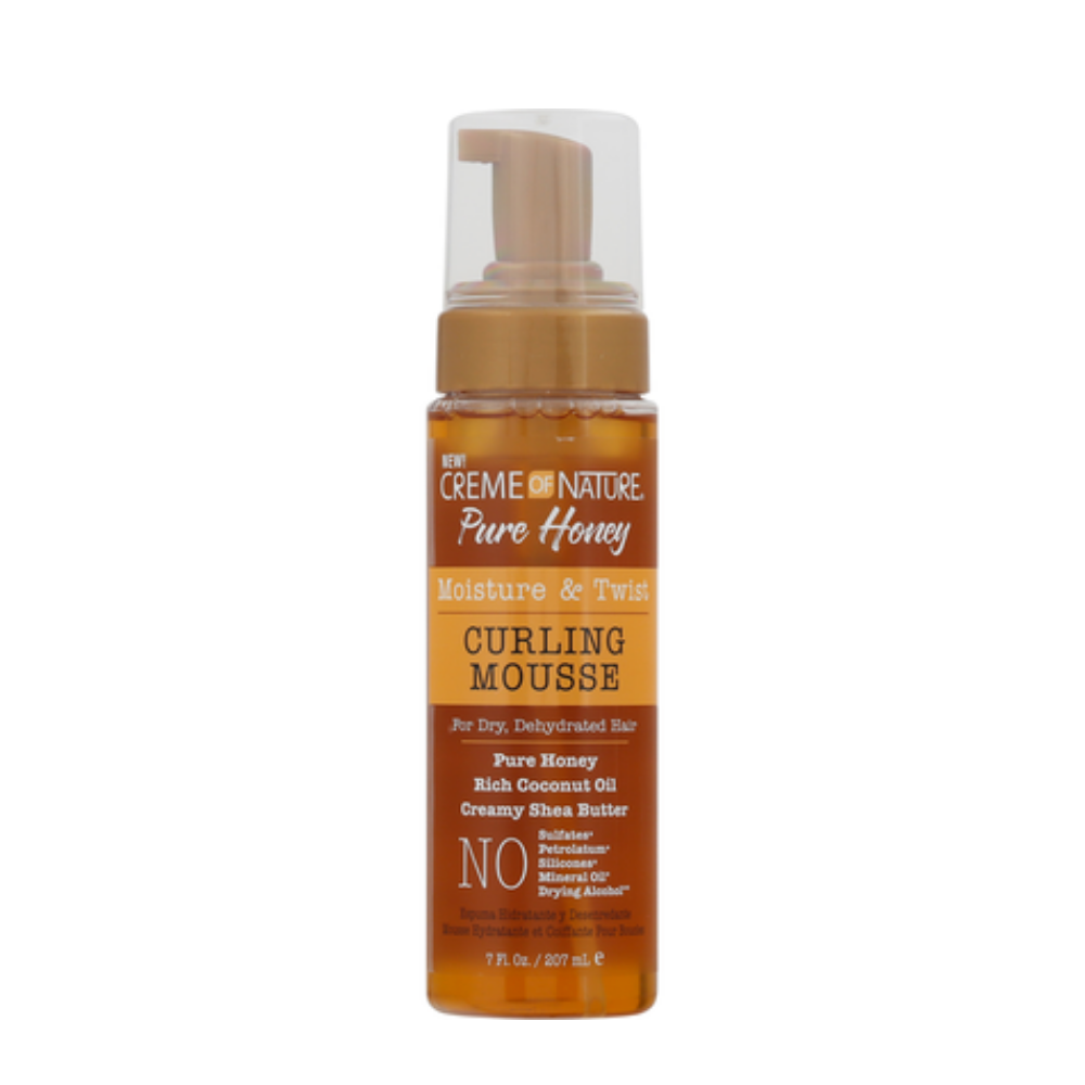 Creme Of Nature Pure Honey Moisture & Twist Curling Mousse 7oz