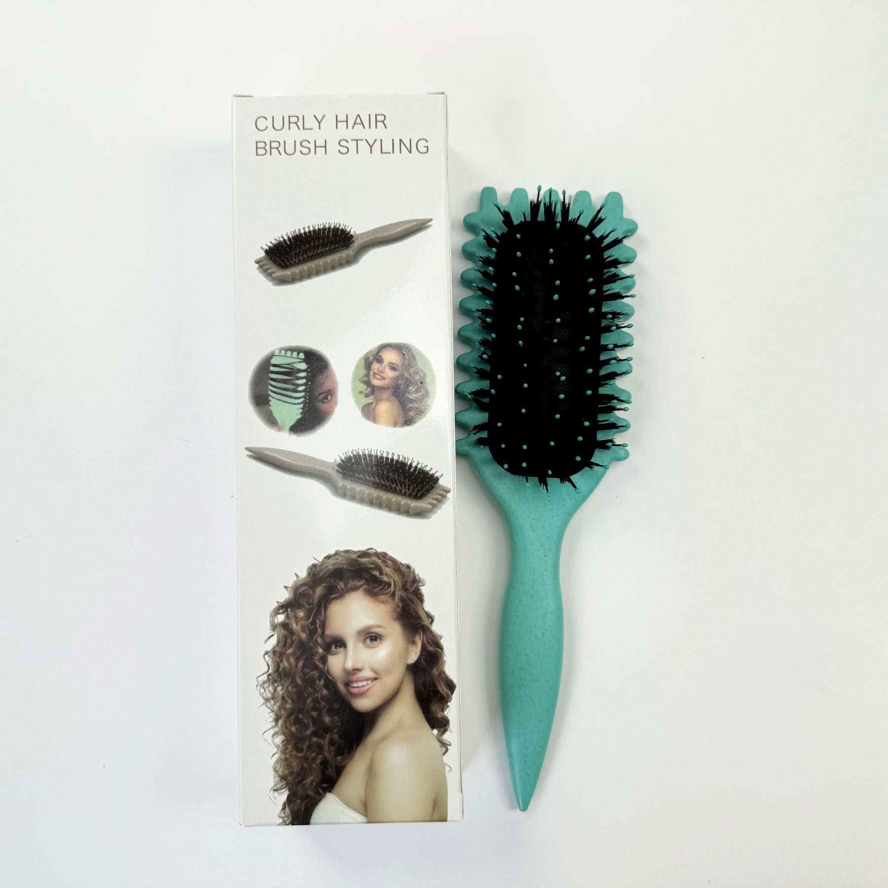 Boar Bristle Cushion Curling Brush