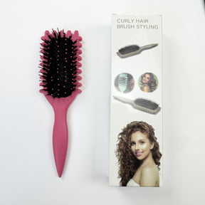 Boar Bristle Cushion Curling Brush