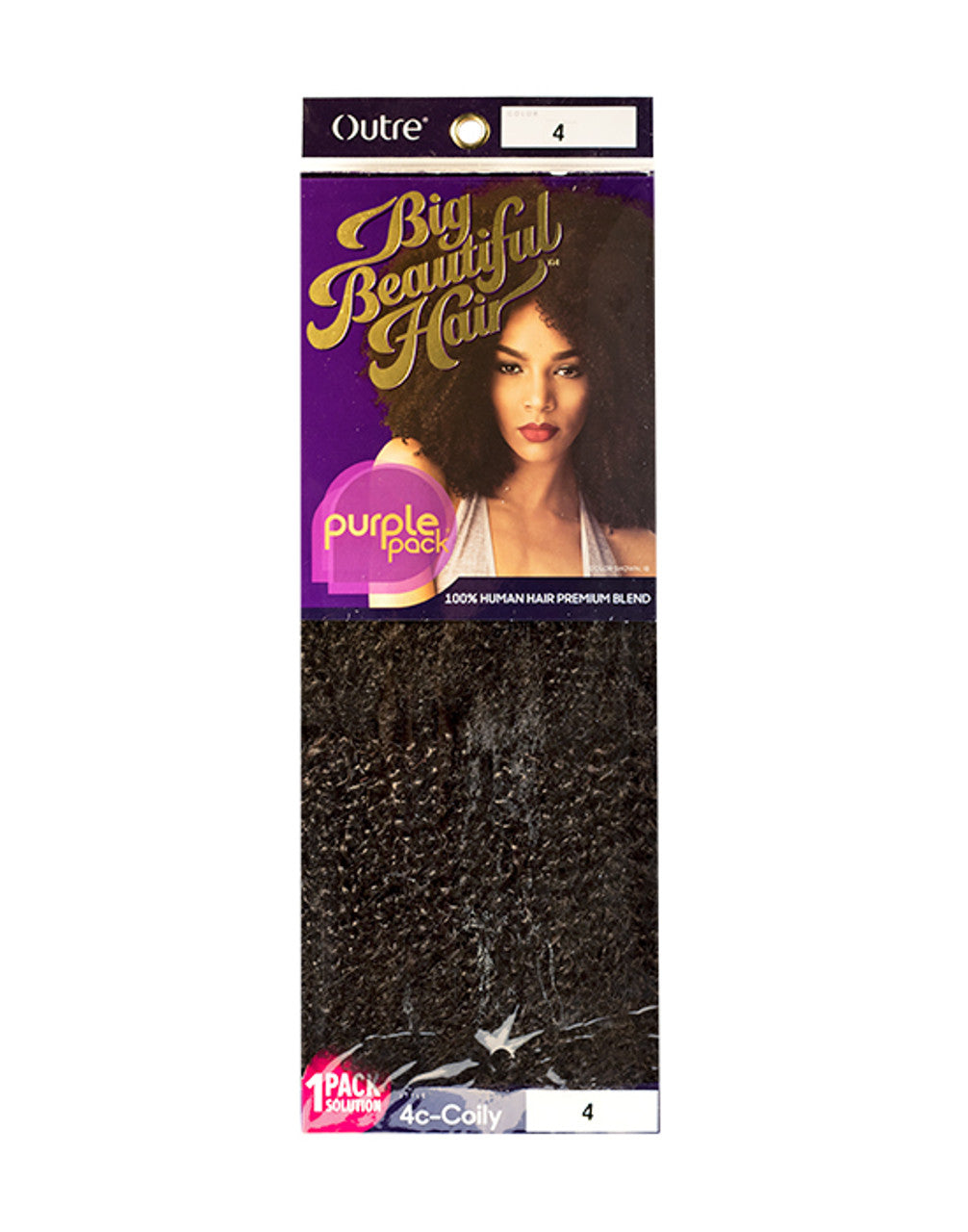 Big Beautiful Hair 4c-Coily weaving 100% Äkta hår Premium Blend