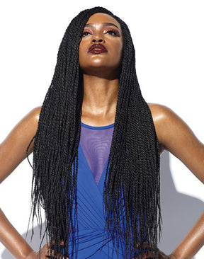 Cloud 9 Braided Lace Wig Senegal Twist 32"