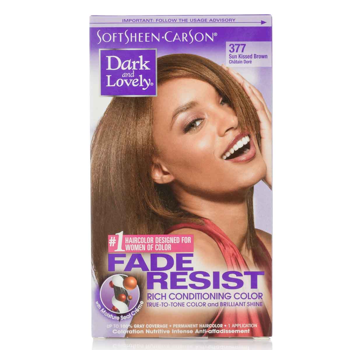 <transcy>DARK AND LOVELY RICH CONDITIONING COLOR- SUN KISSED BROWN 377</transcy>