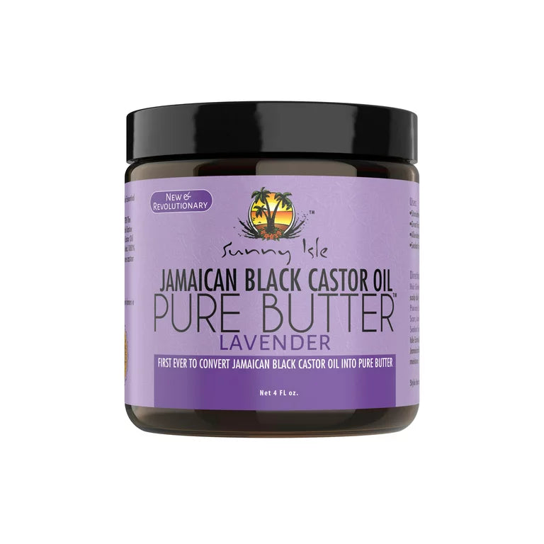 Sunny Isle Jamaican Black Castor Oil Pure Butter Lavender, 118ml/227ml