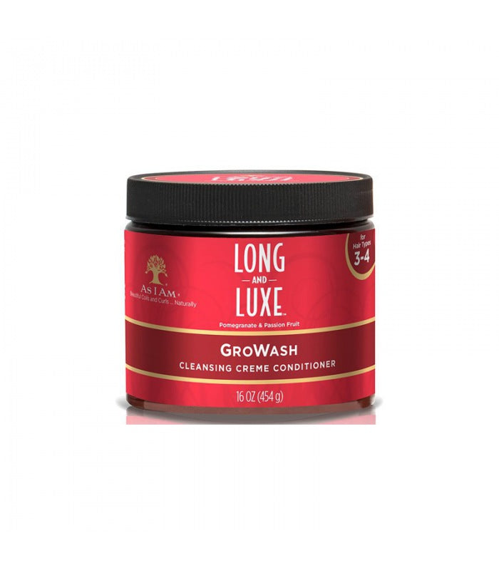 <transcy>LONG &amp; LUXE POMEGRANATE &amp; PASSION FRUIT GROWASH CLEANSING CREME CONDITIONER, 454 G</transcy>