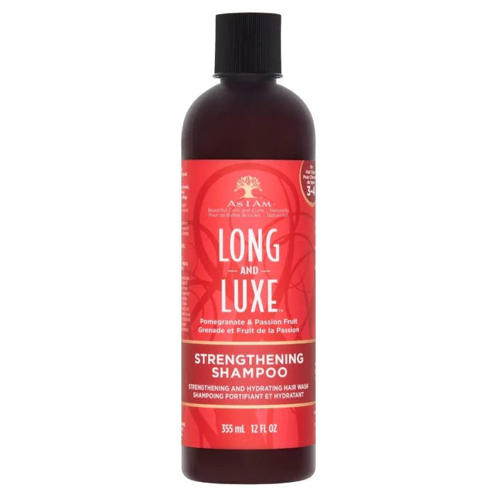 <transcy>LONG &amp; LUXURY POMEGRANATE &amp; PASSION FRUIT STRENGTHENING SHAMPOO, 355 ML</transcy>