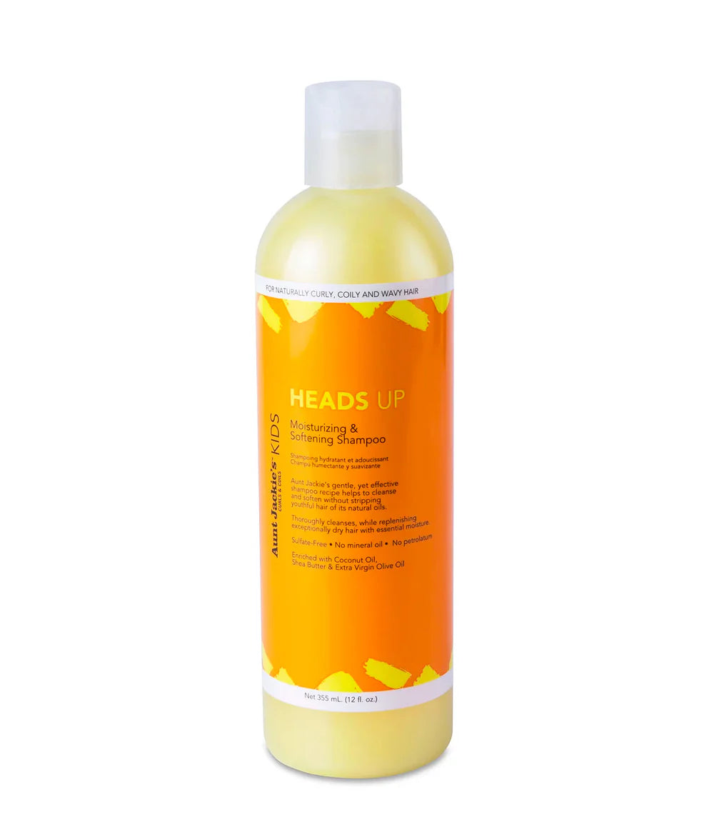 Aunt Jackie's Kids Heads Up Moisturising And Softening Shampoo 12oz