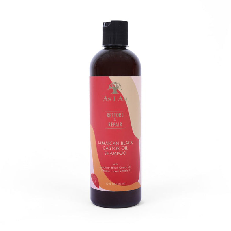 As I Am Restore & Repair Jamaican Black Castor Oil Shampoo 12oz