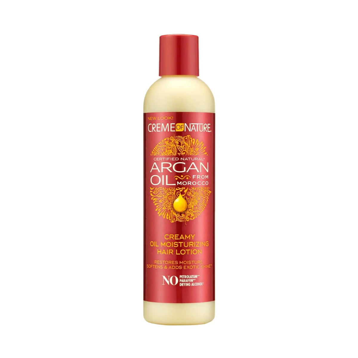 <transcy>CREAME OF NATURE ARGAN OIL CREAMY OIL MOISTURIZING HAIR LOTION, 450 ML</transcy>