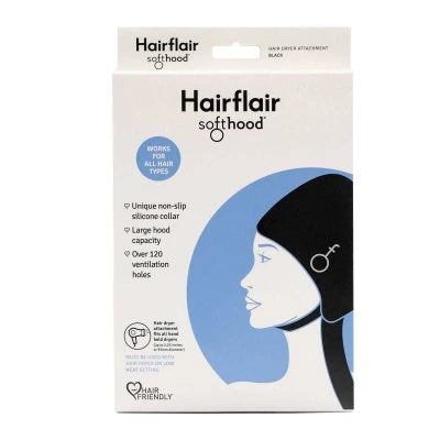 <transcy>DELUXE SOFTHOOD BY HAIRFLAIR HAIR DRYER ATTATCHMENT</transcy>