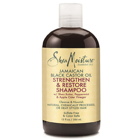 SHEA MOISTURE JAMAICAN BLACK CASTOR OIL STRENGTHEN GROW & RESTORE SHAMPOO, 384 ML