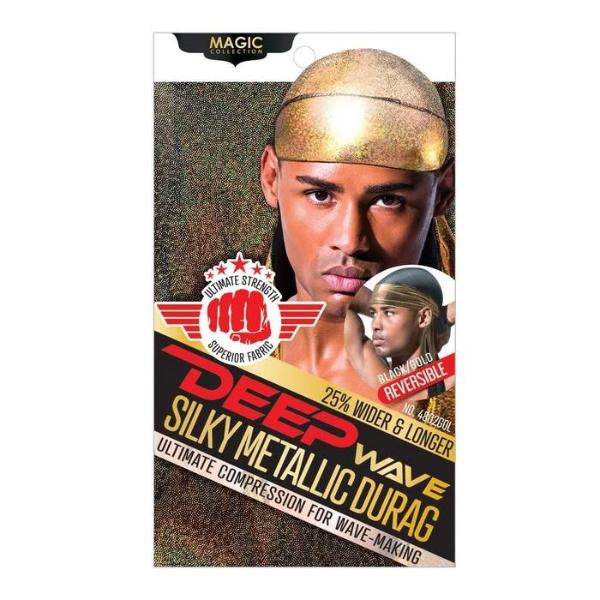 MAGIC DEEP WAVE SILKY METALLIC GOLD DURAG