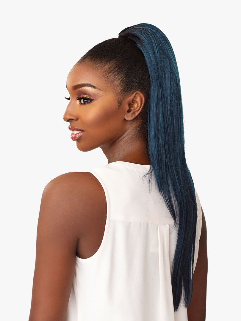 100% Synthetic Ponytail Sleek Straight 24"