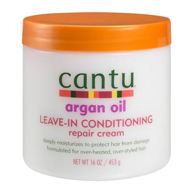 CANTU ARGAN OIL LEAVE-IN CONDITIONING REPAIR CREAM, 453 G