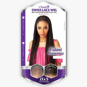 100% Synthetic Hand Braided Lace Wig