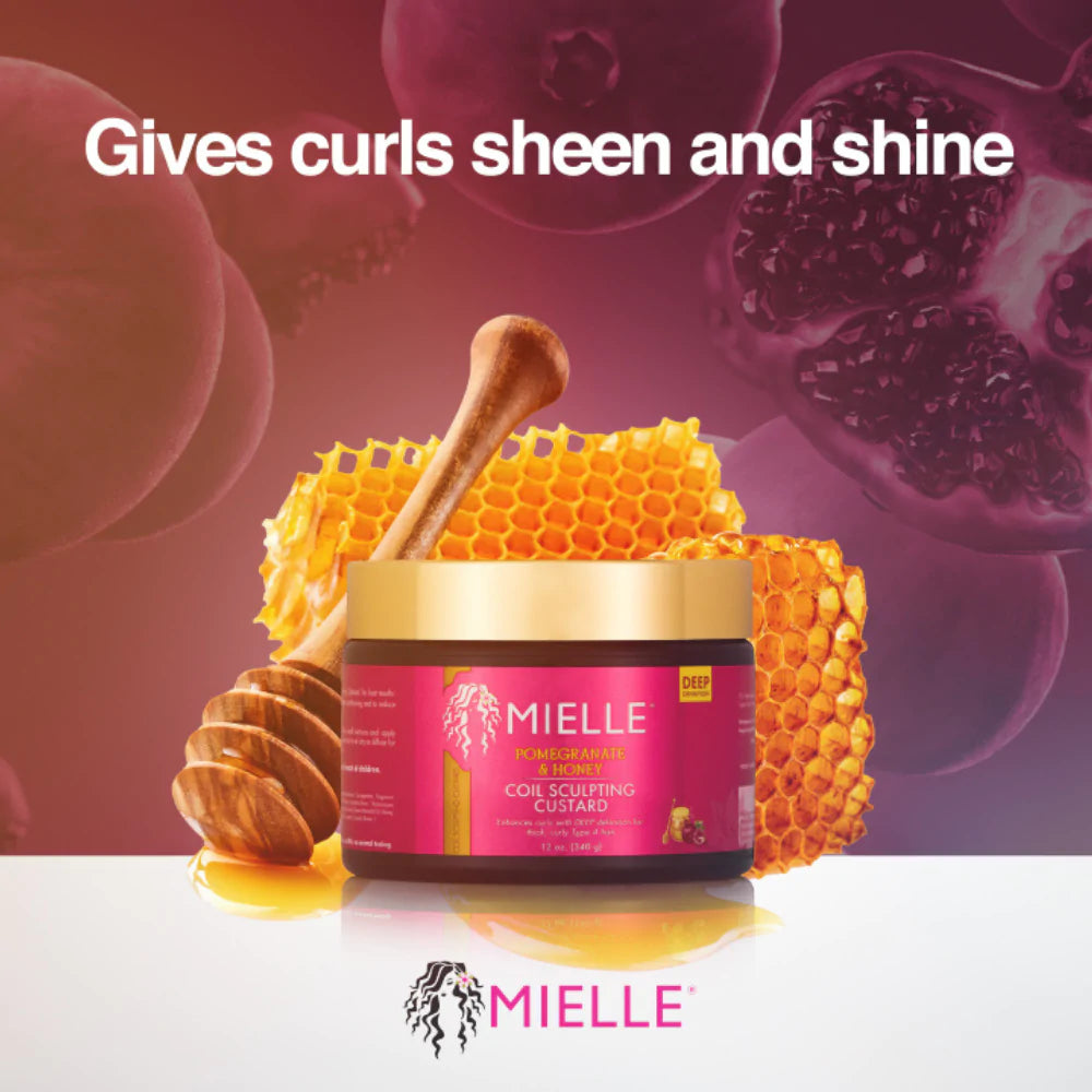 Mielle Pomegranat & Honey Coil Sculpting Custard 340g